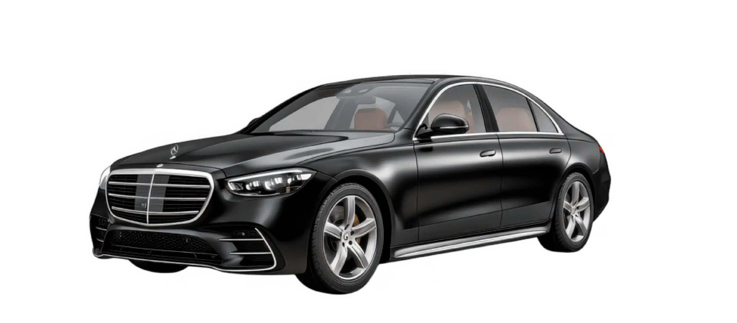 White Mercedes E-Class executive saloon
